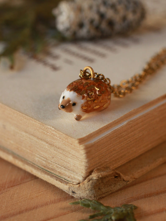 Hedgehog necklace