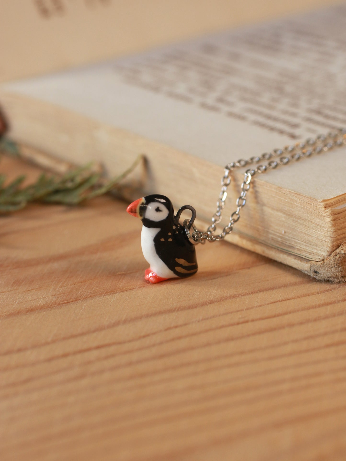 Puffin necklace