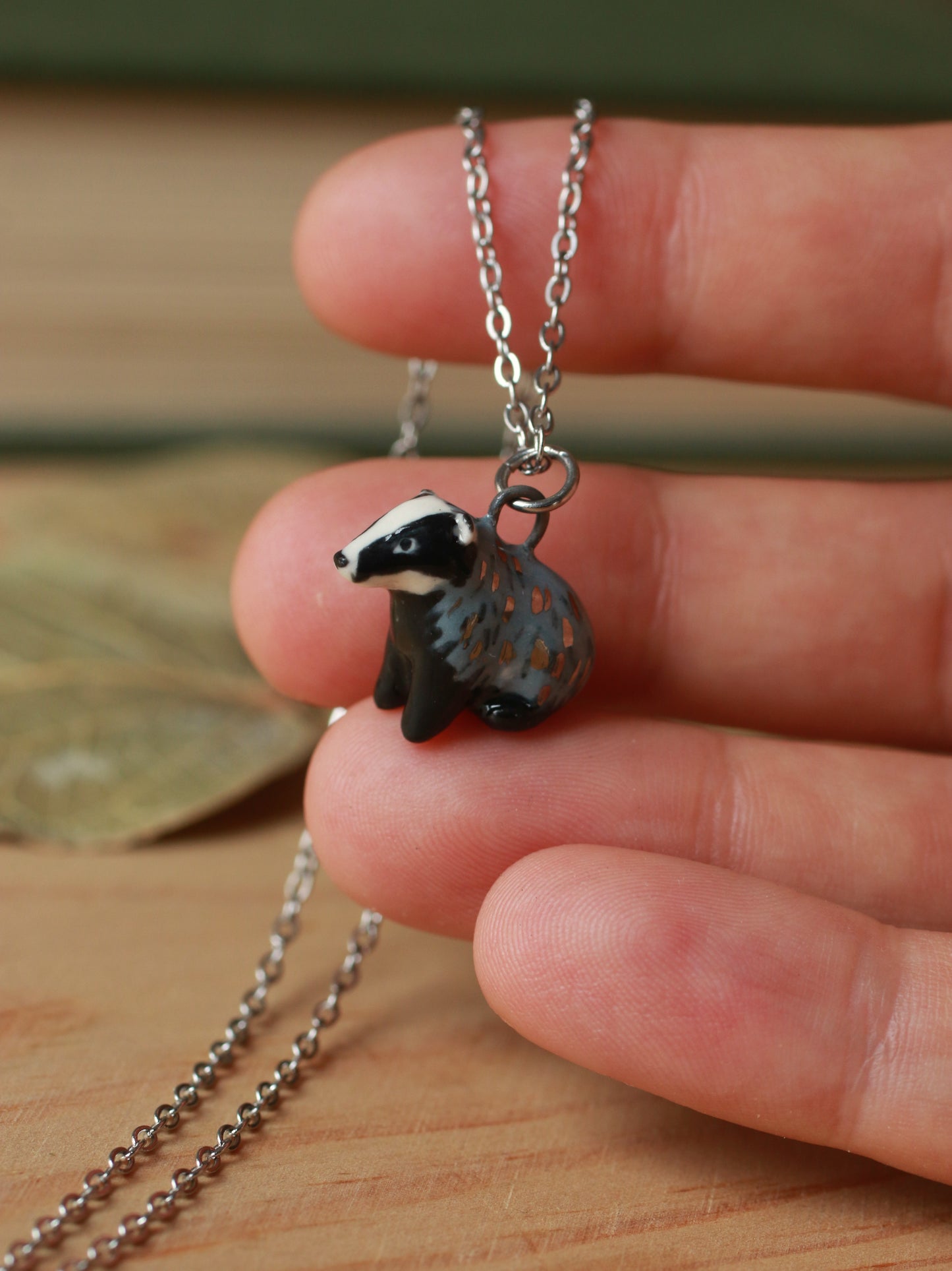 Badger necklace