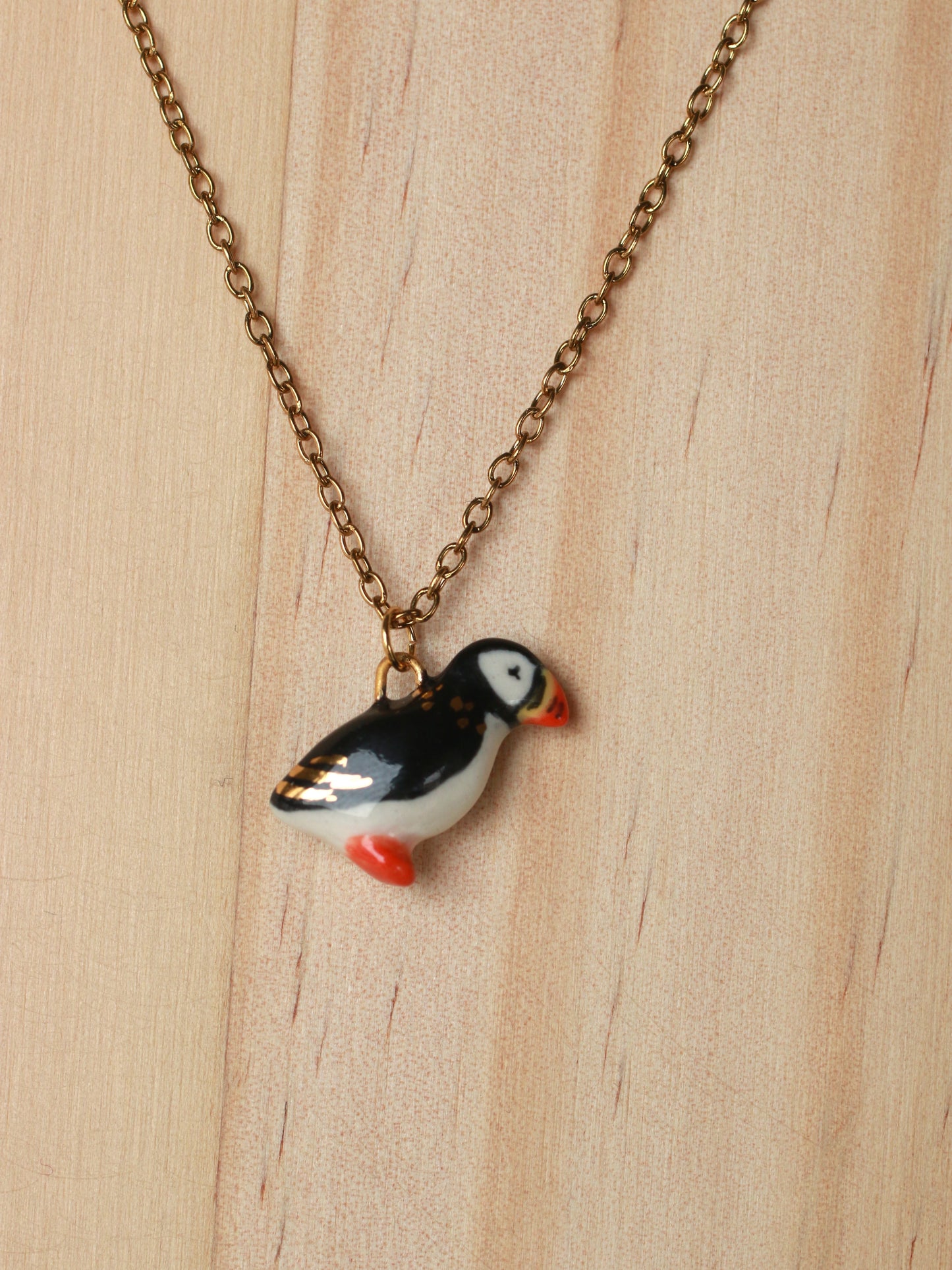 Puffin necklace