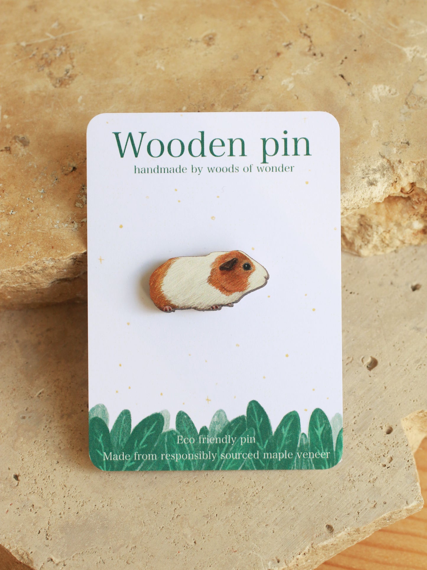 Guinea pig wooden pin