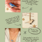 Blue jay necklace - wooden bird pendant