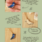 Belted kingfisher necklace