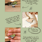 Japanese white eye necklace