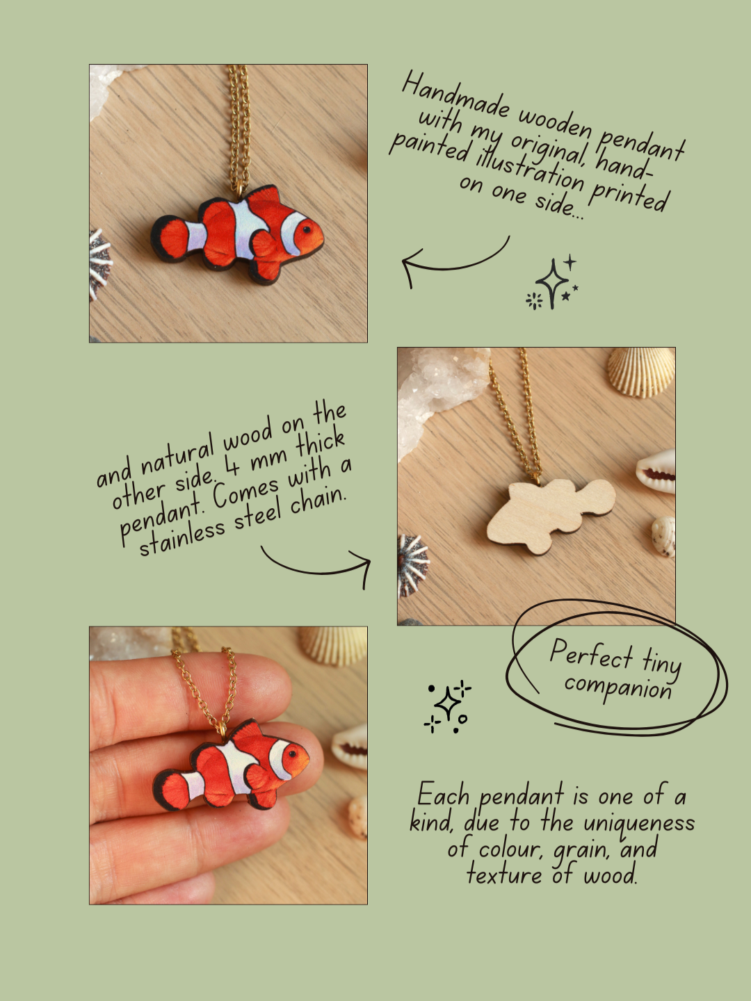 Clownfish necklace