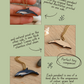 Wooden dolphin necklace