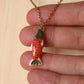 Salmon necklace
