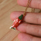 Salmon necklace