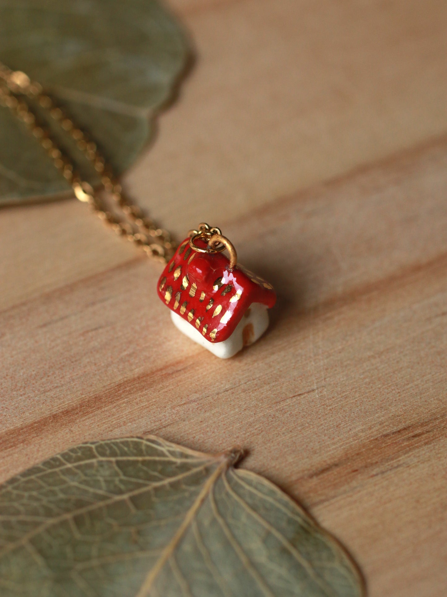 Tiny house necklace