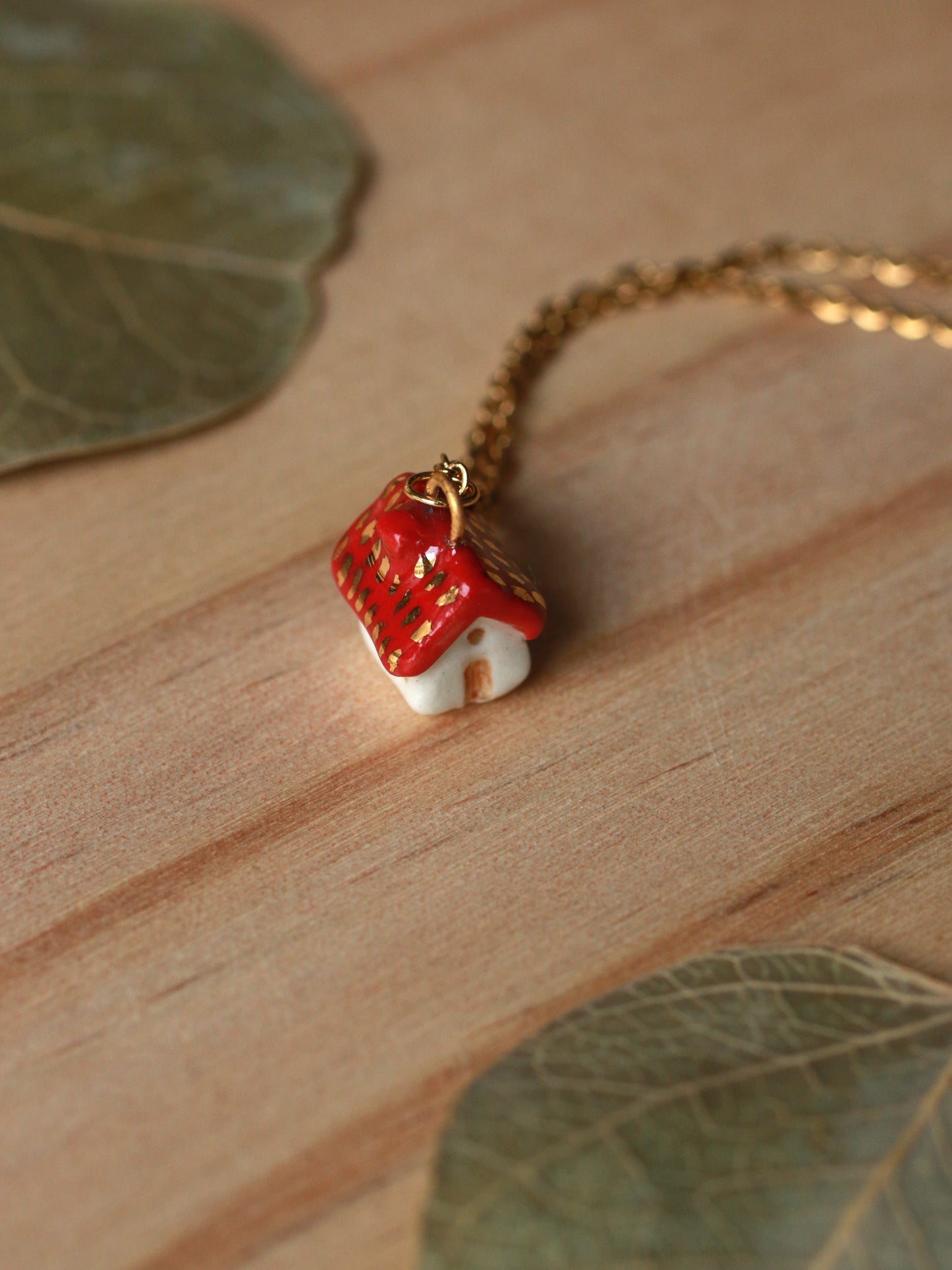 Tiny house necklace
