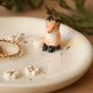 Fox Ring Dish - Porcelain jewelry dish