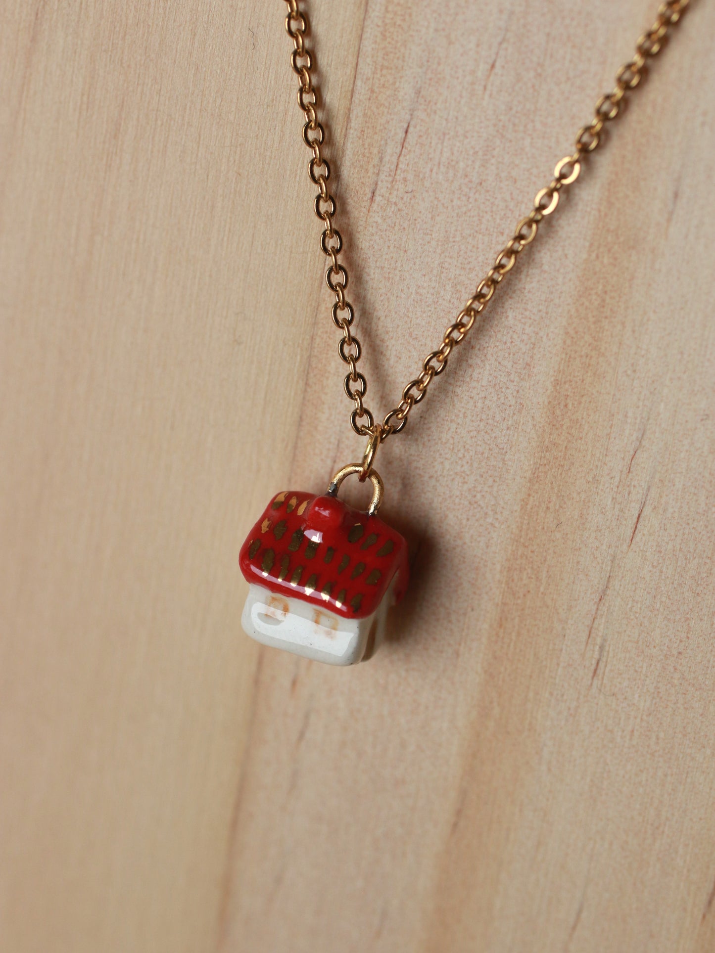Tiny house necklace