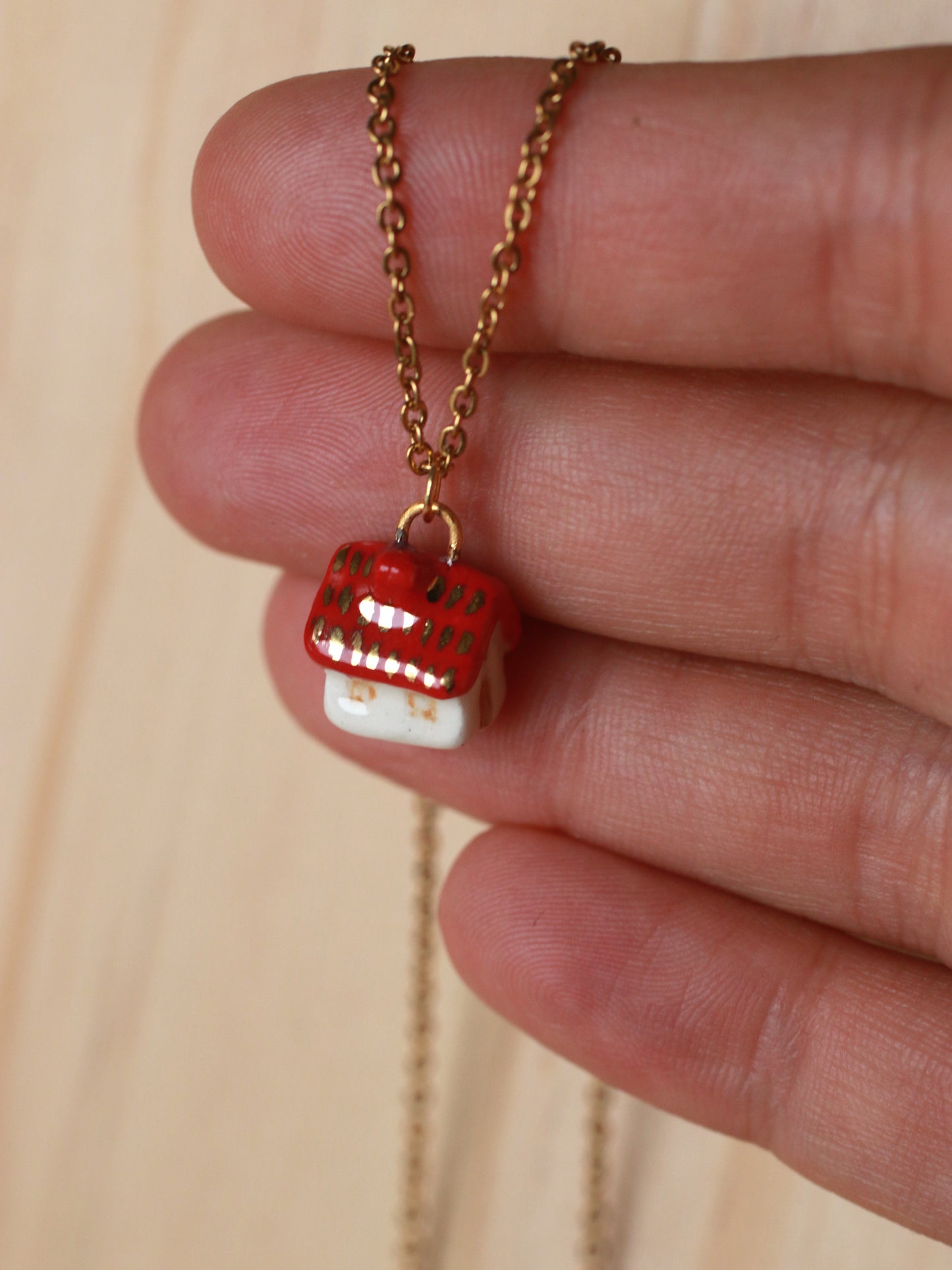 Tiny house necklace