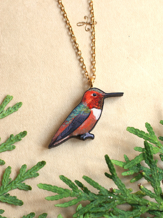 Hummingbird necklace