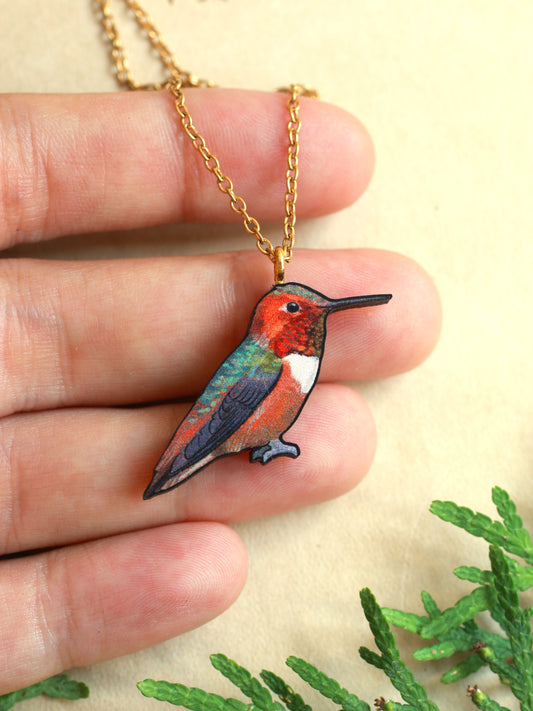 Hummingbird necklace