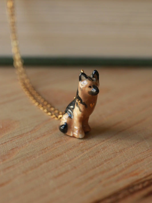 German shepherd dog necklace