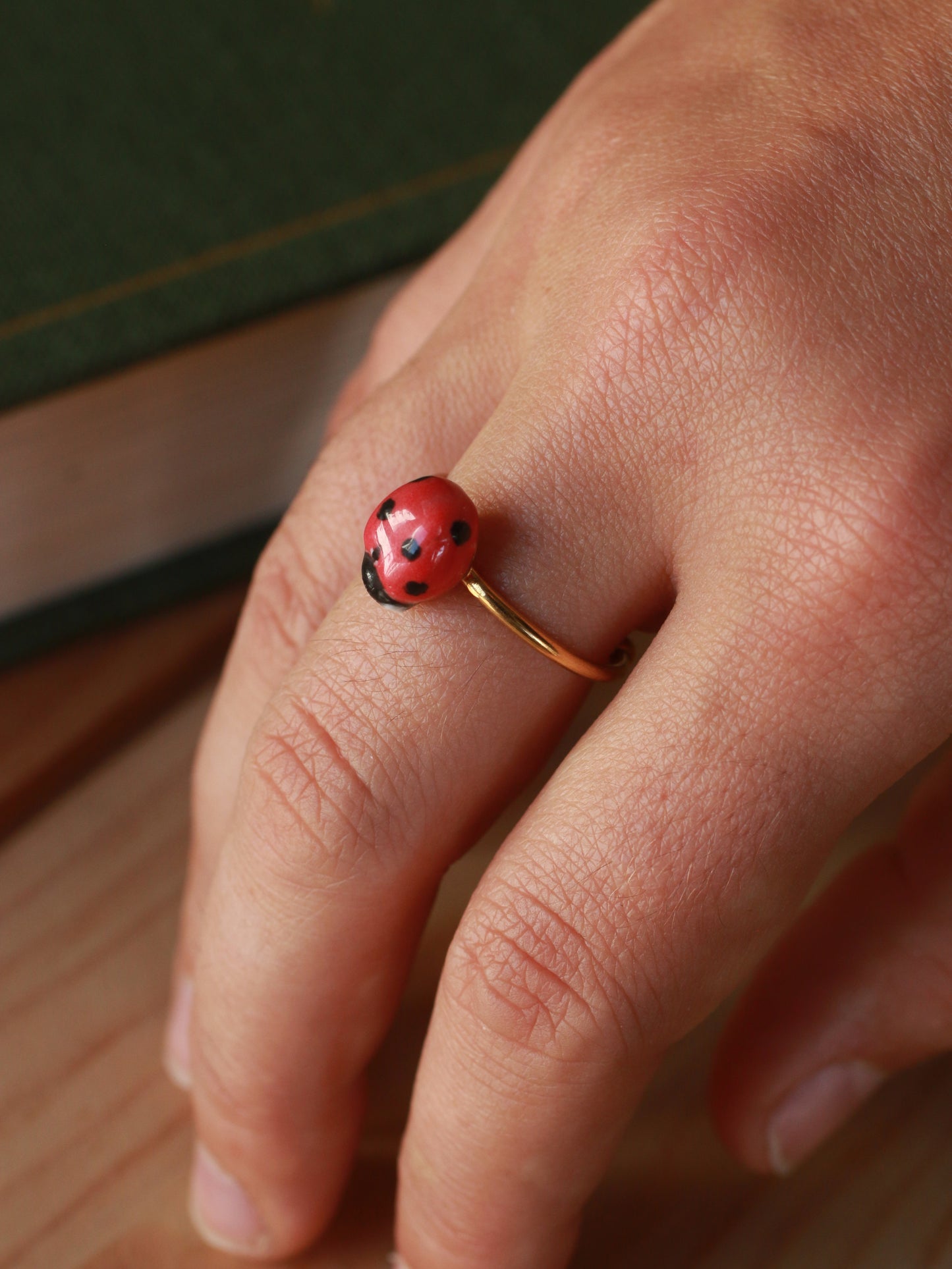Ladybug ring