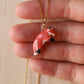 Jumping fox necklace