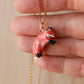 Jumping fox necklace