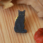 Black cat pin