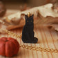 Black cat necklace