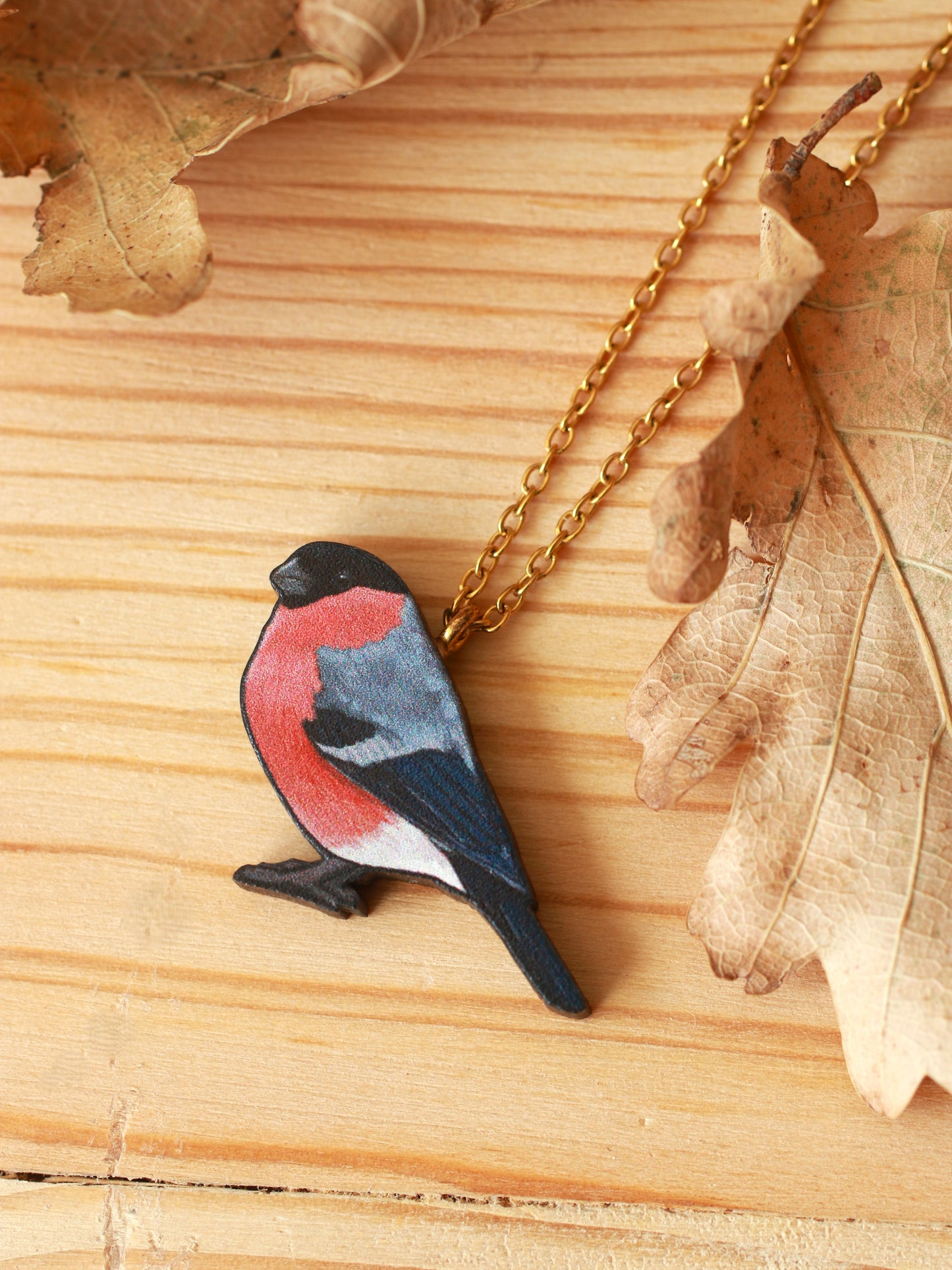 Bullfinch necklace