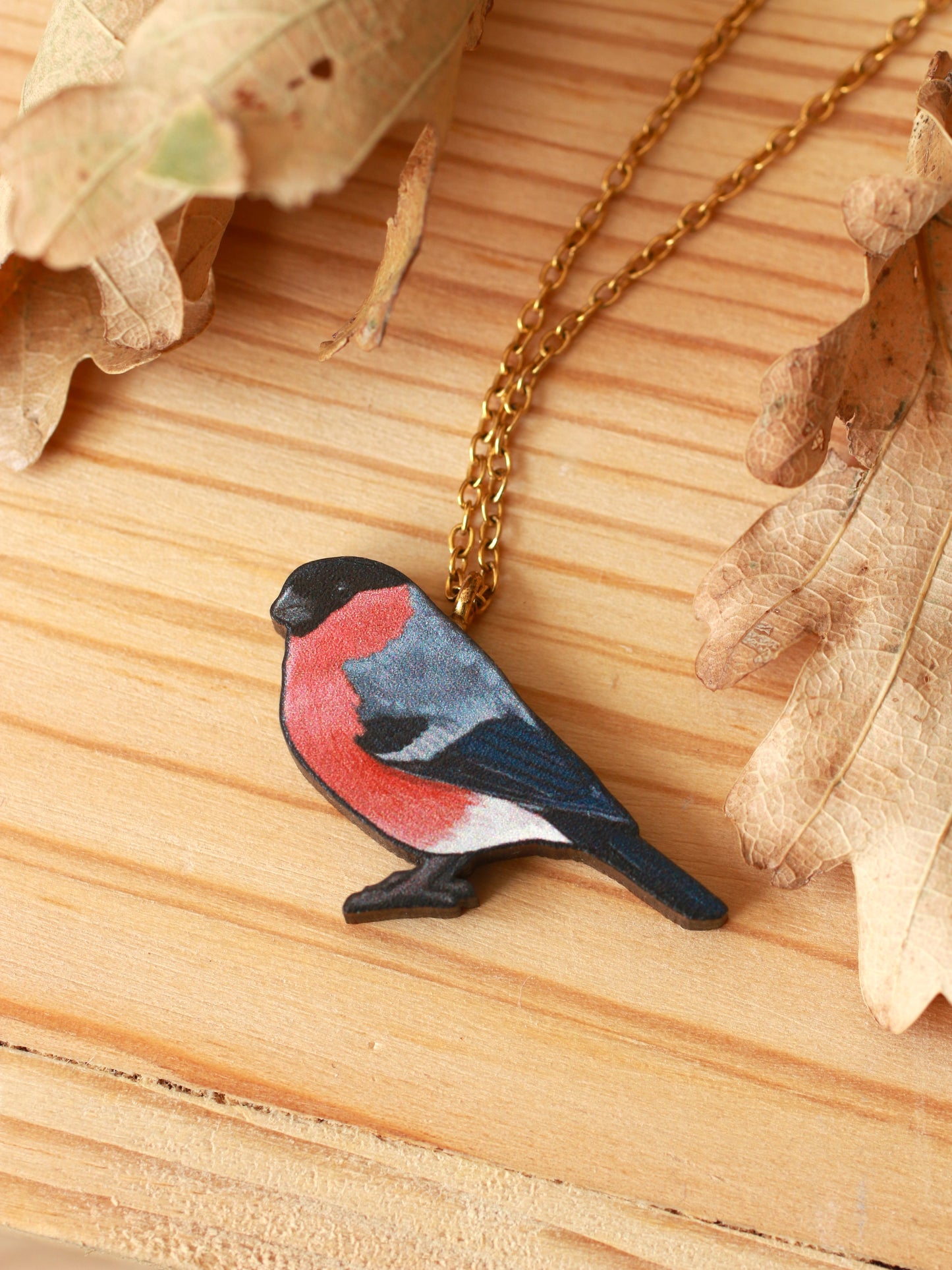 Bullfinch necklace