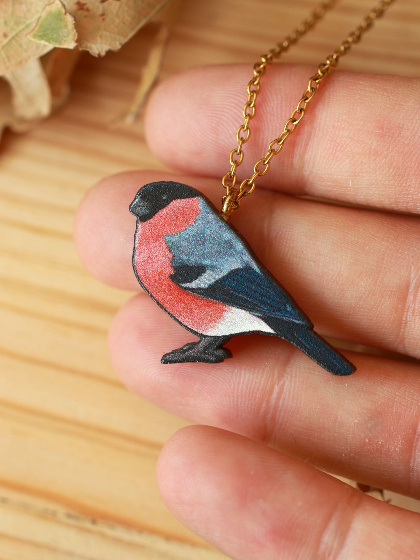 Bullfinch necklace