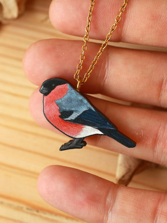 Bullfinch necklace