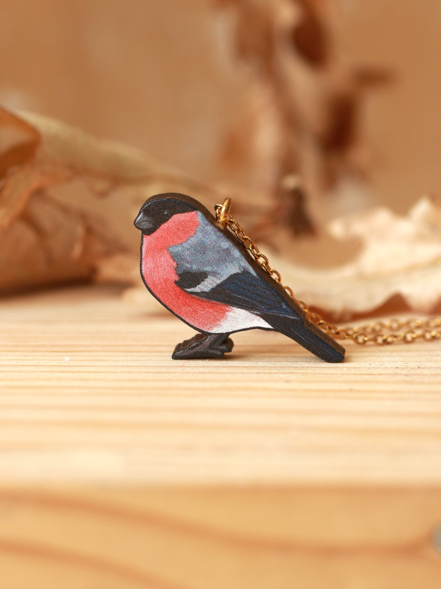 Bullfinch necklace