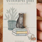 Tabby cat pin