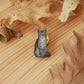 Tabby cat pin