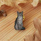 Tabby cat pin