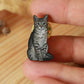 Tabby cat pin