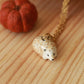 Hedgehog necklace - 22k gold details