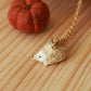 Hedgehog necklace - 22k gold details