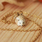 Hedgehog necklace - 22k gold details