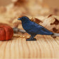 Crow - wooden bird necklace