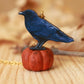 Crow - wooden bird necklace