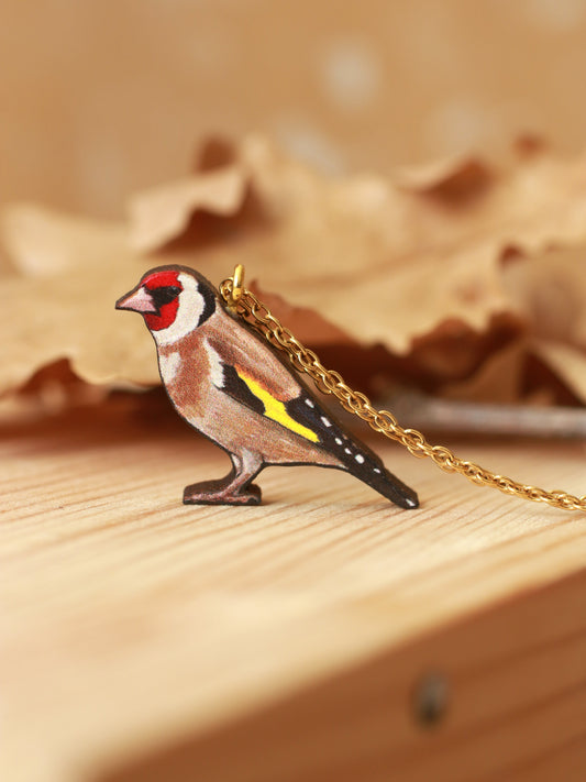 Goldfinch necklace