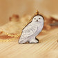 Snowy owl necklace