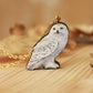 Snowy owl necklace