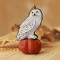 Snowy owl necklace