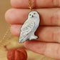 Snowy owl necklace