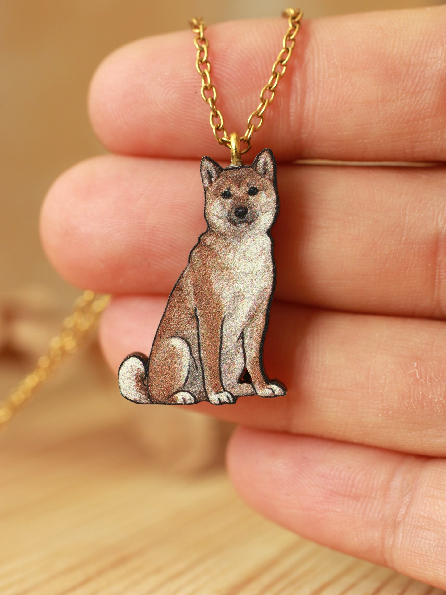 Shiba inu necklace