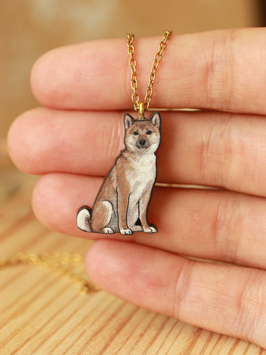 Shiba inu necklace