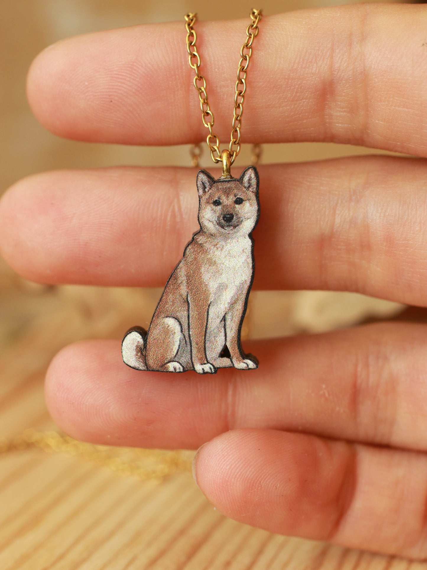 Shiba inu necklace