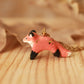 Fox necklace - 22k gold details