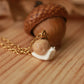 Ceramic Snail necklace