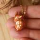 Sleeping Fawn necklace in a walnut box